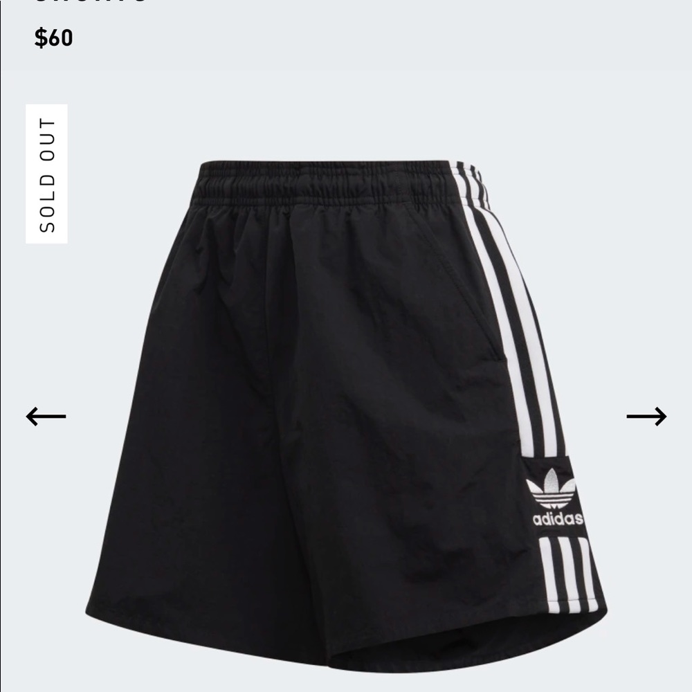 Adidas three stripe shorts